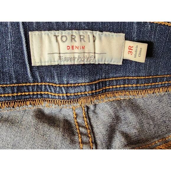 Torrid 3X Women's Plus Size 3R Tummy Elastic Waist Lean Jean Jegging Denim Pants - Picture 9 of 9
